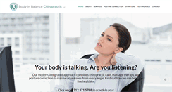 Desktop Screenshot of bodyinbalanceny.com